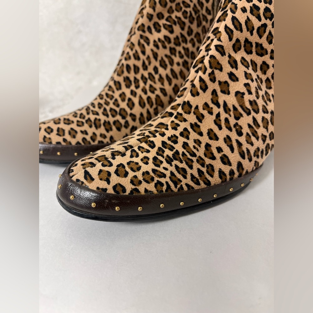 California Magdesians-80s/90s Vintage, USA, Leopard, Kitten Heel, Boot. Size-9N - Picture 11 of 11